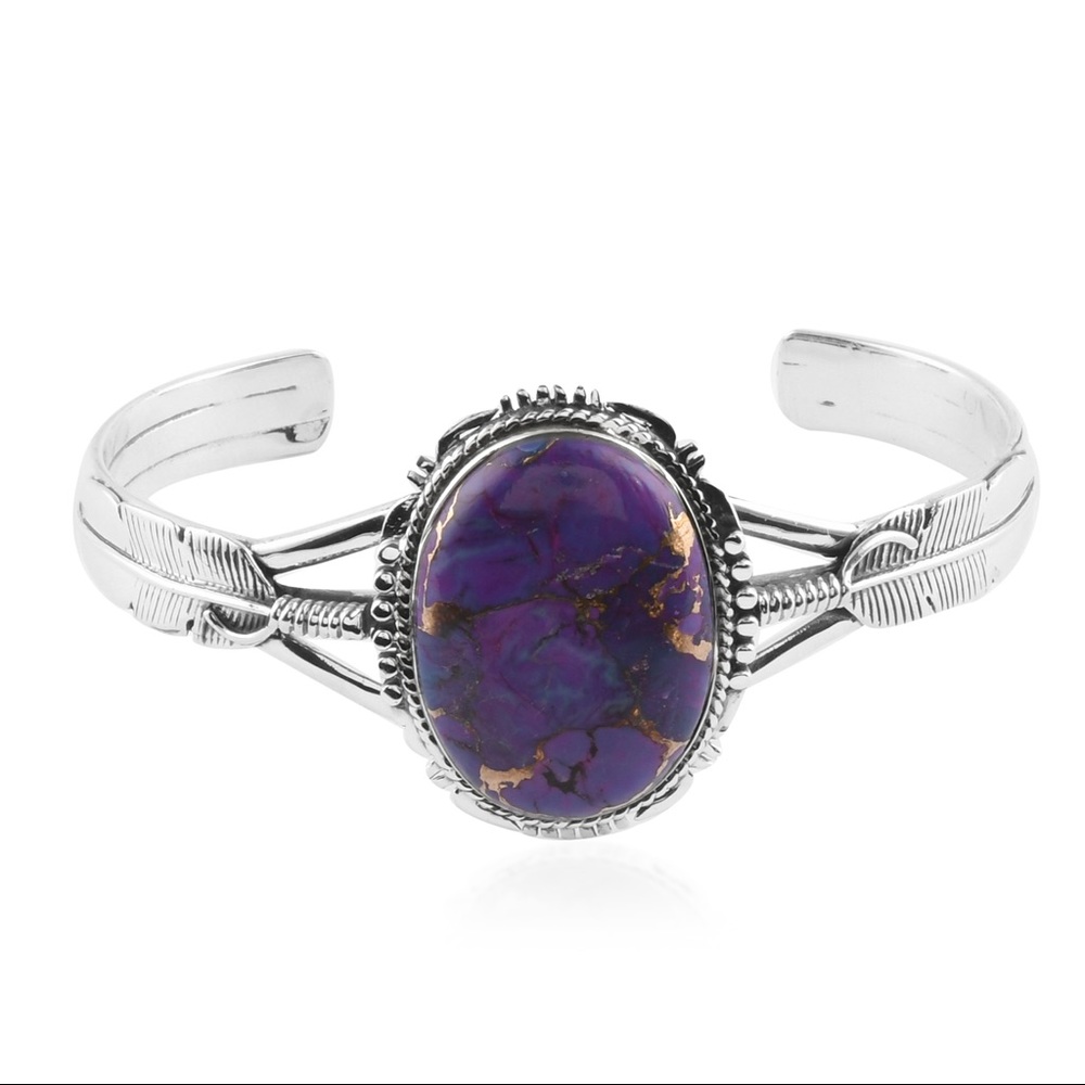 Mojave Purple Turquoise Cuff Bracelet